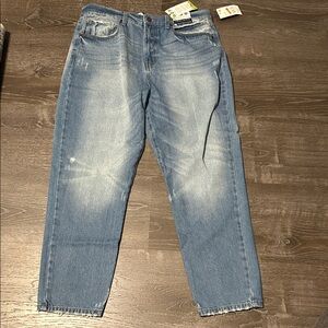 By Rewash Blue Jeans Size 11/30 Vintage Revival Super High Rise recycled fibers